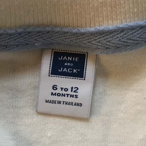 Janie and Jack Long Sleeve Baby Onesie - Picture 4 of 7